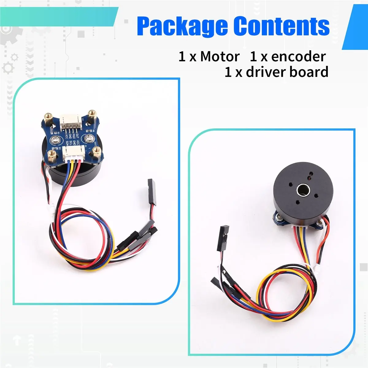 A32I 2804 DC Brushless Motor Magnetic BLDC Hollow Shaft Infinite Outer Rotor Yuntai Motor FOC
