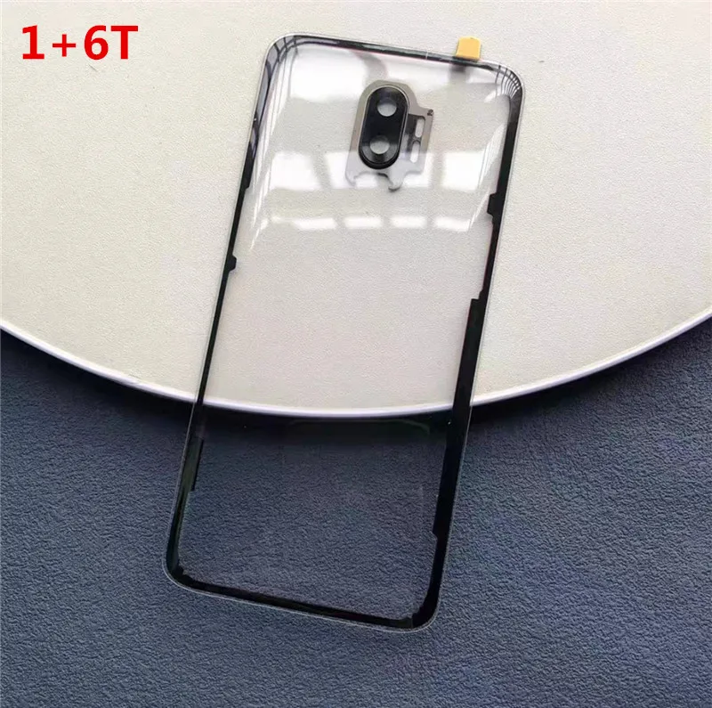 Oneplus8 Housing For Oneplus 8 7 6T 6 One Plus Battery Back Cover Transparent Door Repair Rear Clear Glass Case + Camera Lens image 3
