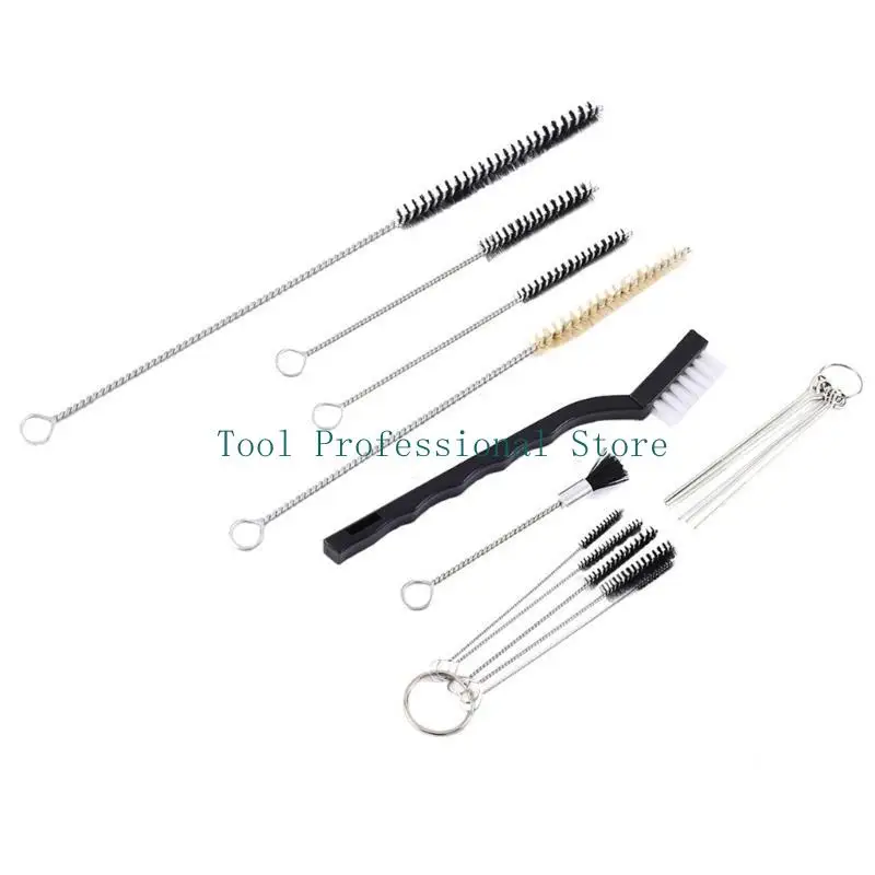 57QF Spray Cleaning Kit 17pcs/Set Air Brush Spray Guns Cleaning Kit for Effective Cleaning Accessories Repair Part Tool