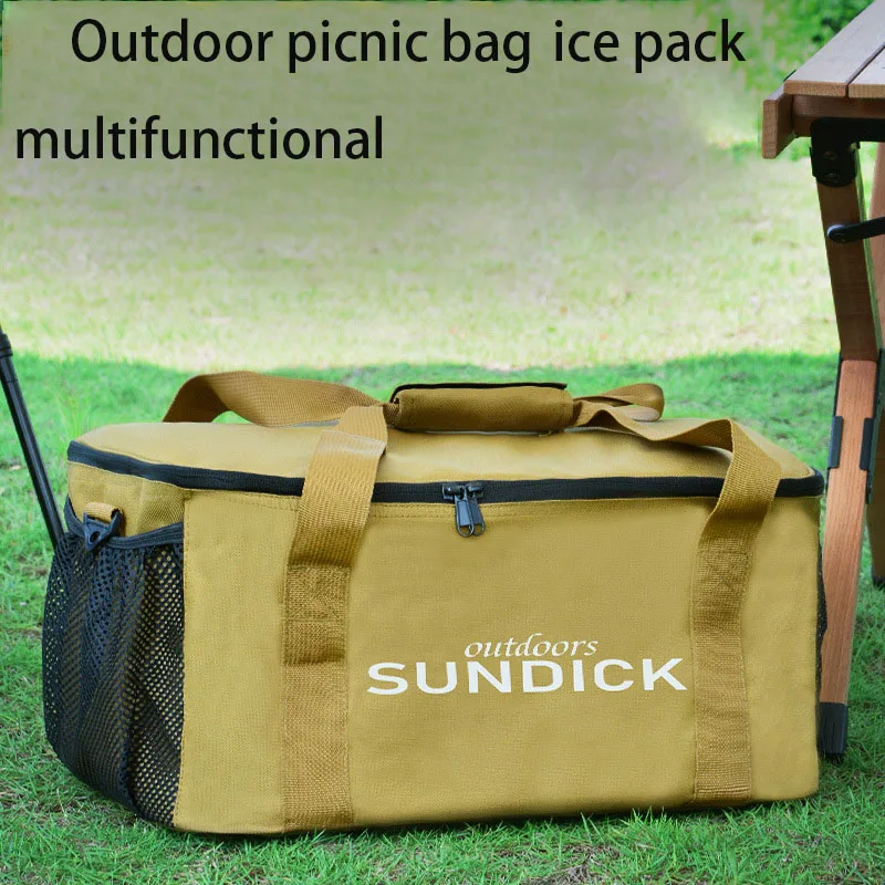 

Outdoor Cookware Set Pot Gas Tank Anti-collision Picnic bag，arge Capacity Picnic Tableware Bag，Gas Tank Anti-Collision Bag