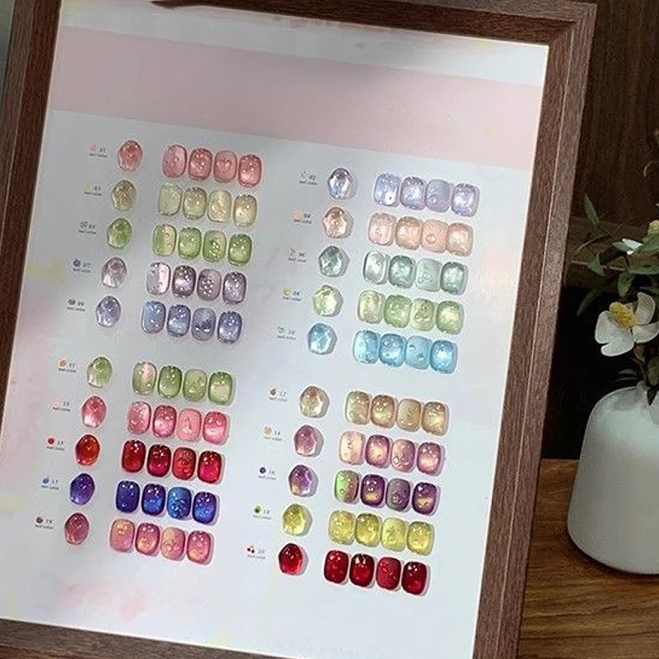 1-20 stücke 12ML Obst Cat Eye Magnet Gel Nagellack Glas Perlen Cat Eye Nagel Kleber Blaue nägel Nagel Liefert Weihnachten Grüne Nägel