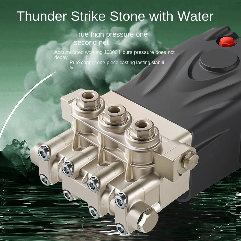Portable 220V 6500W 350bar High Pressure Cleaner Industrial Grade Car Washer Heavy Duty AR Pump High Pressure Car Washer