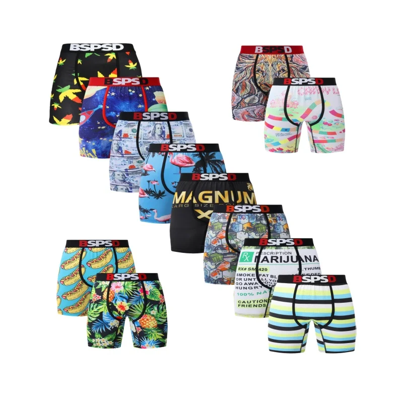 

1 шт., сексуальное мужское нижнее белье, боксеры, дышащие мужские трусы для плавания, большие размеры S-XXL, мужские трусы, плавки, мужские трусы-боксеры