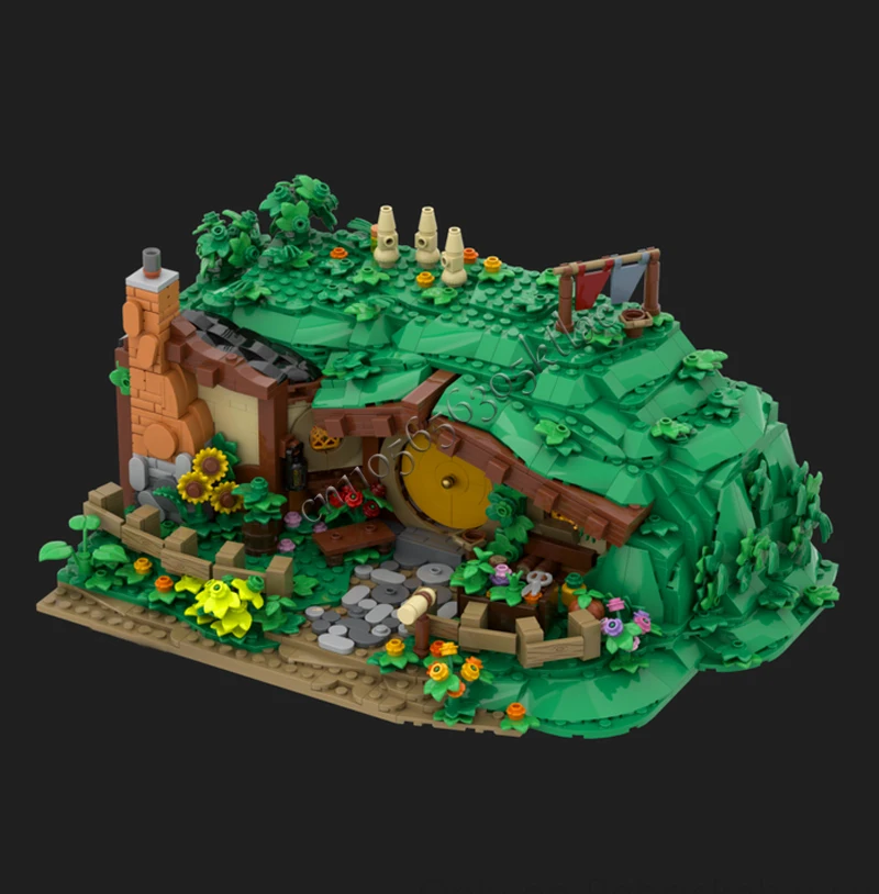 1951 Elementów Kreatywny Model Ulicy z Ogrodami MOC Klocki Konstrukcyjne Model Ulicy Zabawki do Składania dla Dzieci Prezenty