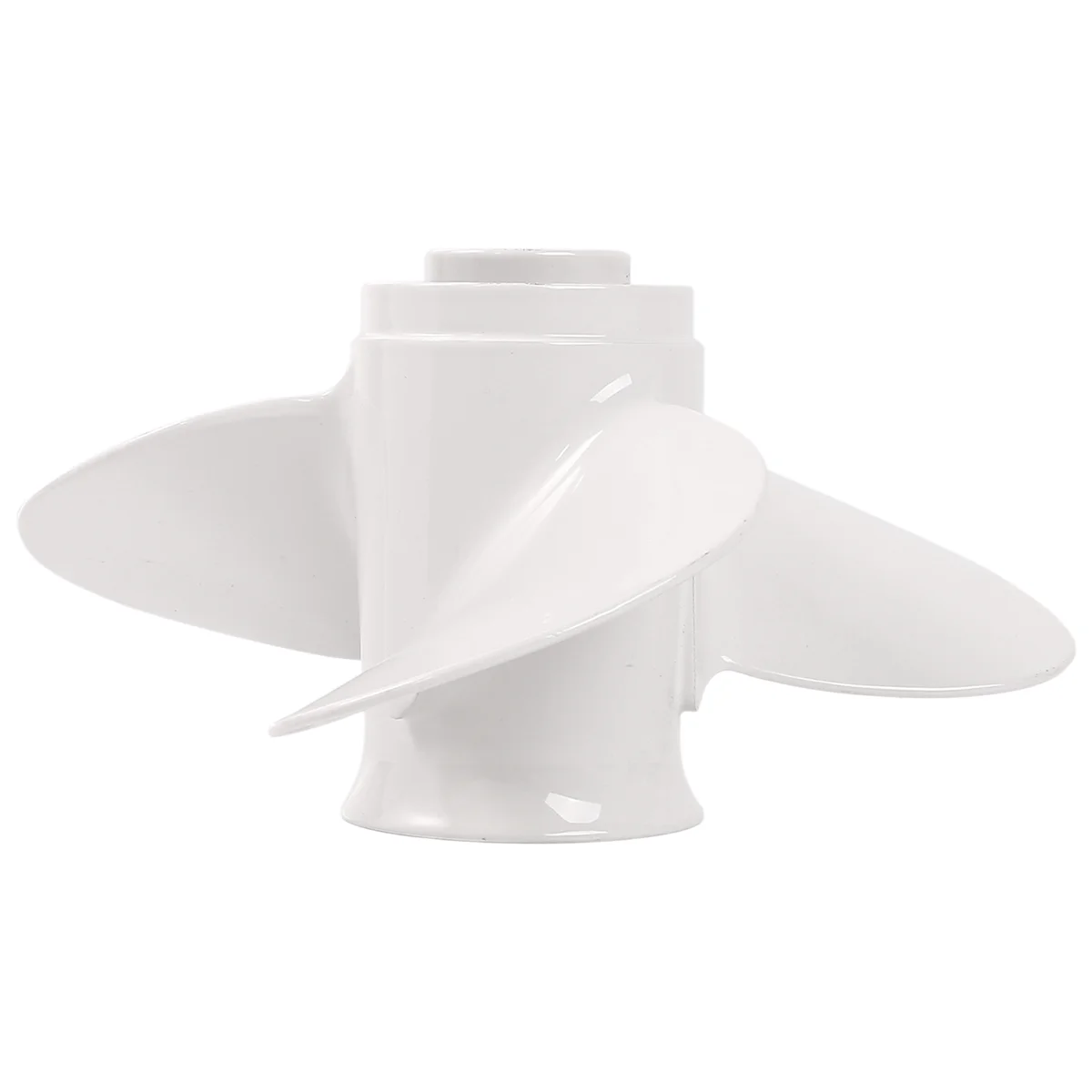 664-45949-02-El Marine Boat Outboard Propeller 9 7/8 X 13 For Yamaha 20-30Hp Right-Hand Rotation 3 Blades White