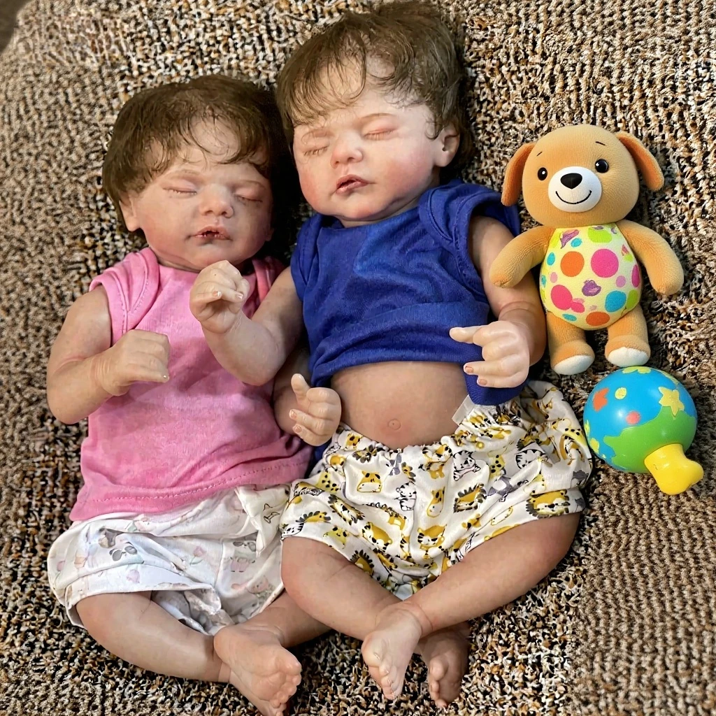 

Saskia 18 Inch Sam Reborn Doll Girl Or Boy Full Body Soft Touch Vinyl Bebe Newborn Baby Doll For Birthday Gifts
