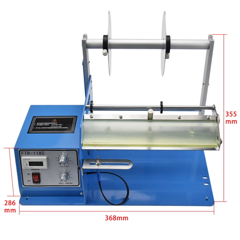 5-250mm Width FTR-118C Electric Fibre Optical Sensor Transparent/PET  Film Label Stripping Dispenser Machine peeling machine