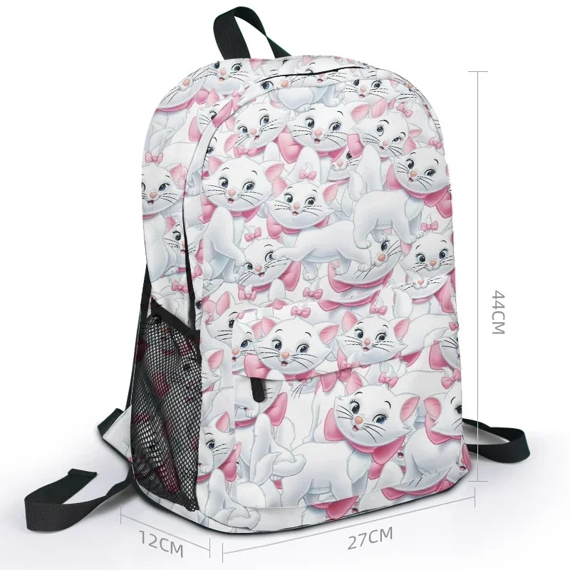 Disney Marie Cat Kawaii plecaki urocze arystokraci Cosplay Mini plecak szkolny dla dzieci moda plecak Mochila prezent