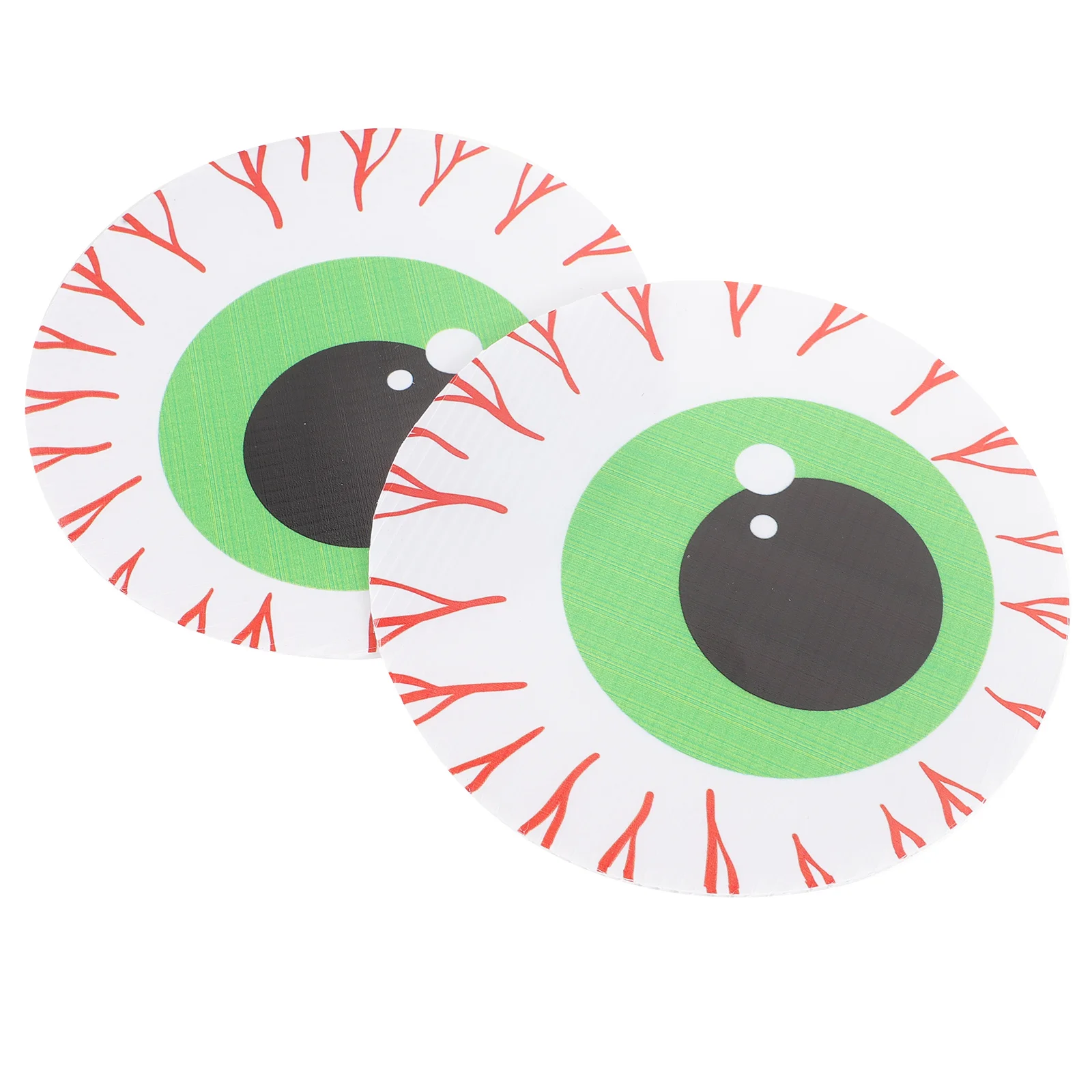 

2Pcs Halloween Eyeball Window Door Stickers Scary Removable Decals Spooky Eyeball Decorative Sticker Window Sticker