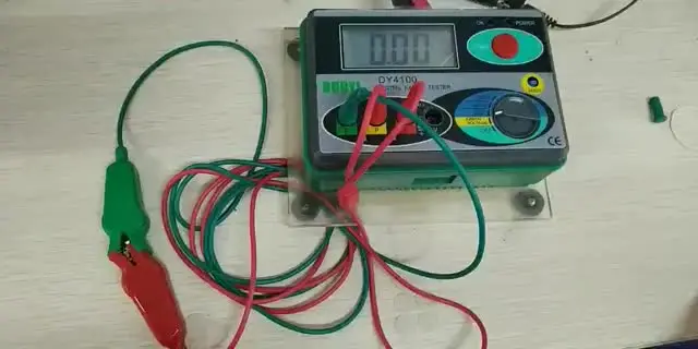 DUOYI Erdungswiderstandsmessgerät 0-2000 Ohm Echtes Digitales Megohmmeter Erdwiderstandsmessgerät DY4100 – Detail 1