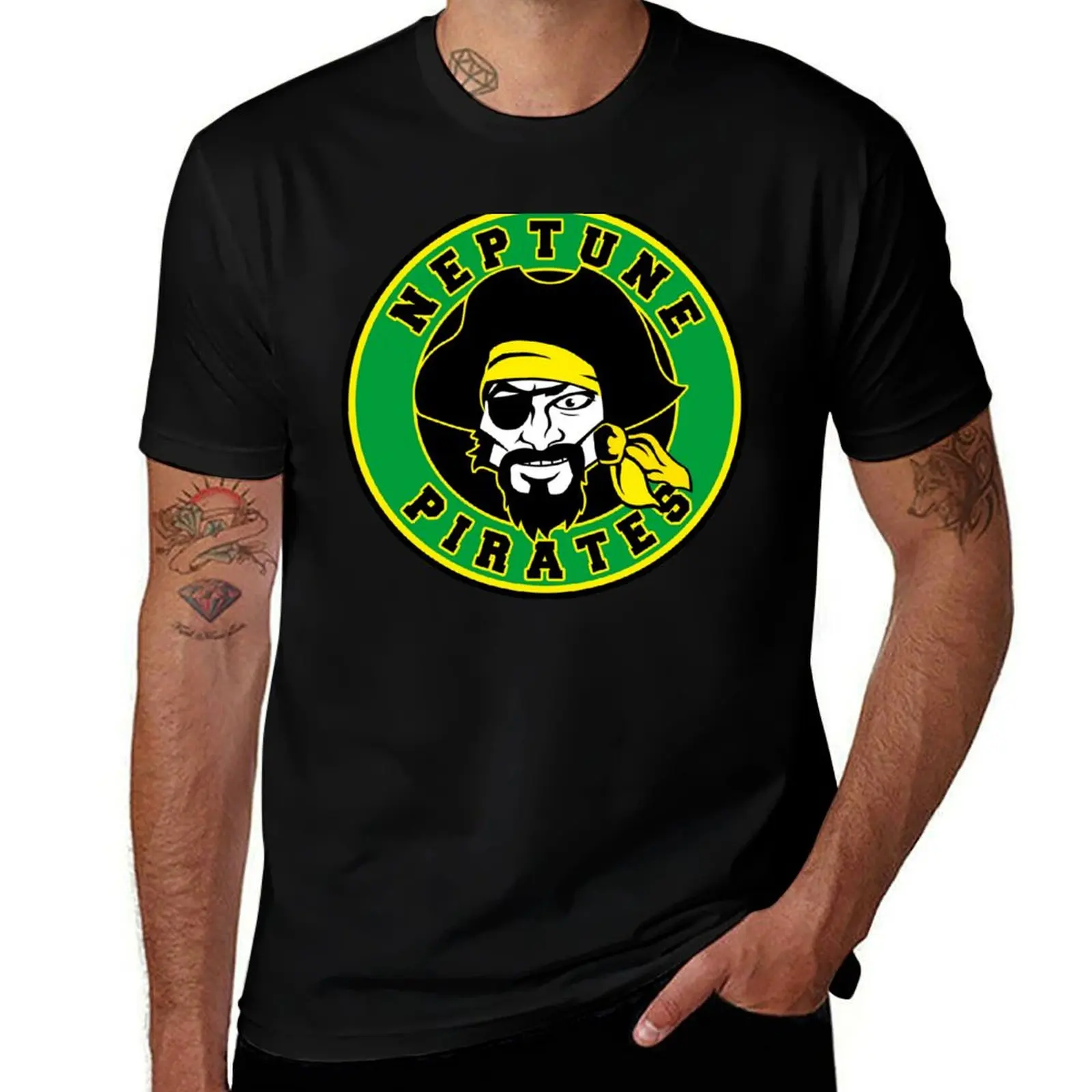 Neptune Pirates T-Shirt Plus Size Loose Short Sleeve Top