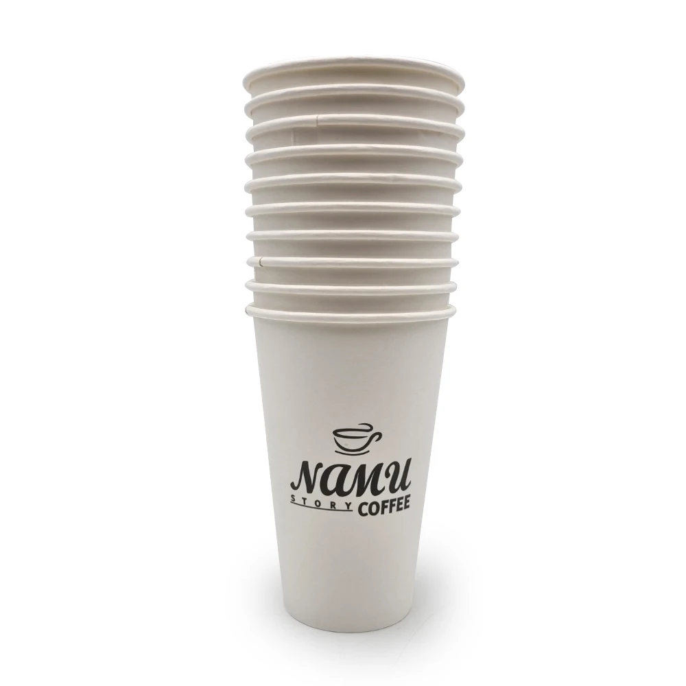 Disposable hot Cup 16oz 10p/takeaway/paper/coffee cup/cafe