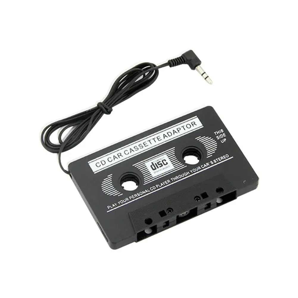 Universal Car Cassette Tape Adapter Cassette Mp3 Player Converter 3.5mm Jack Plug For IPhone AUX Cable CD Player F1U0