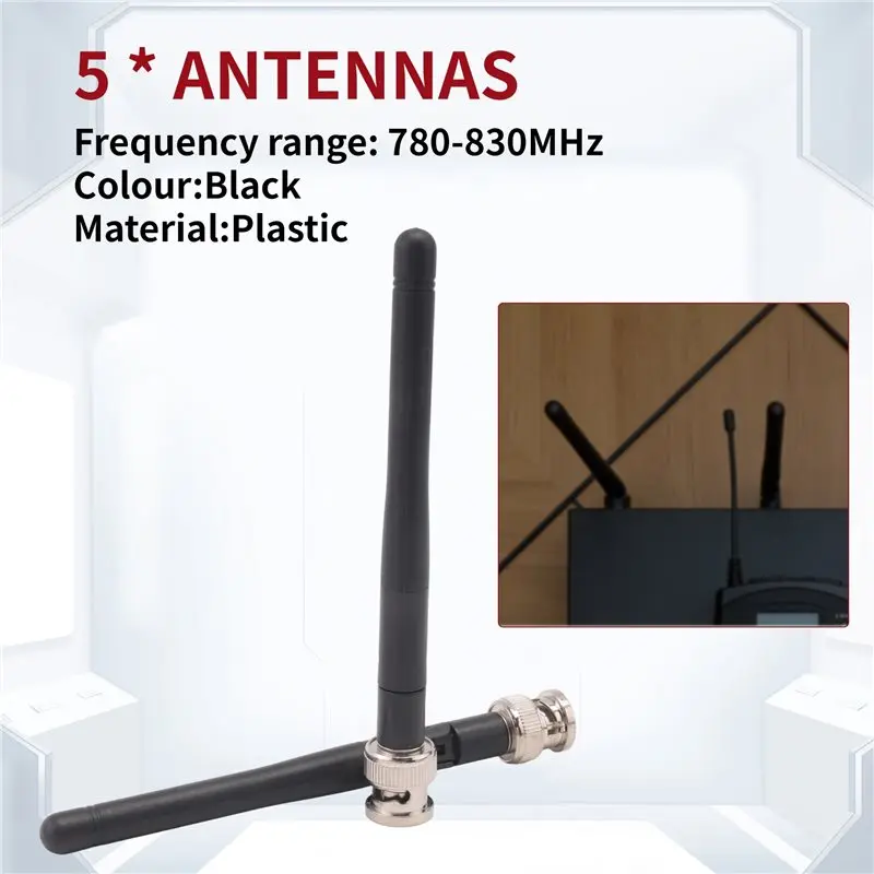 New-5 UHF Antenna With BNC Connector For Sennheiser EW100 EW300 EW500 G3 Evolution G3 Series Receiver Wireless Microphone view 3