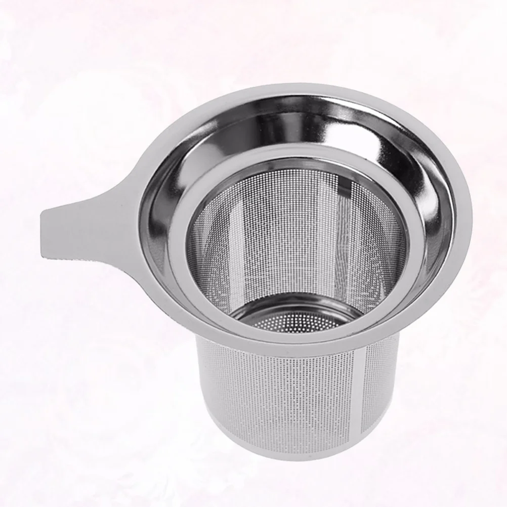 

Filter Stainless Steel For Loose Leaf Tea Herbs Spices Modern Design Practical Tea Strainer Kitchen Bar Tool