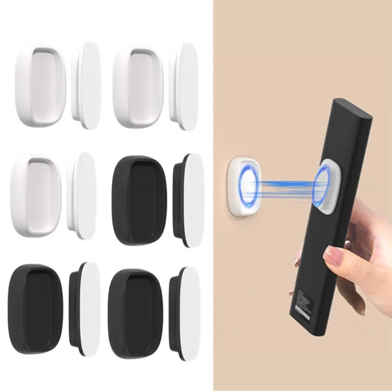 3Pcs Silicone Remote Control Magnetic Clip Wall-mounted Strong Suction Cup for TV and Air Conditioner Remote Controls