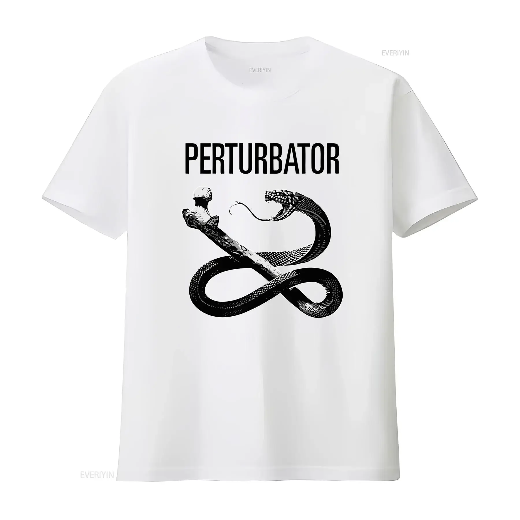PERTURBATOR Snake Boner T Shirt Unique Design for Men and Women vintage Washed designer clothes graphic Unisex