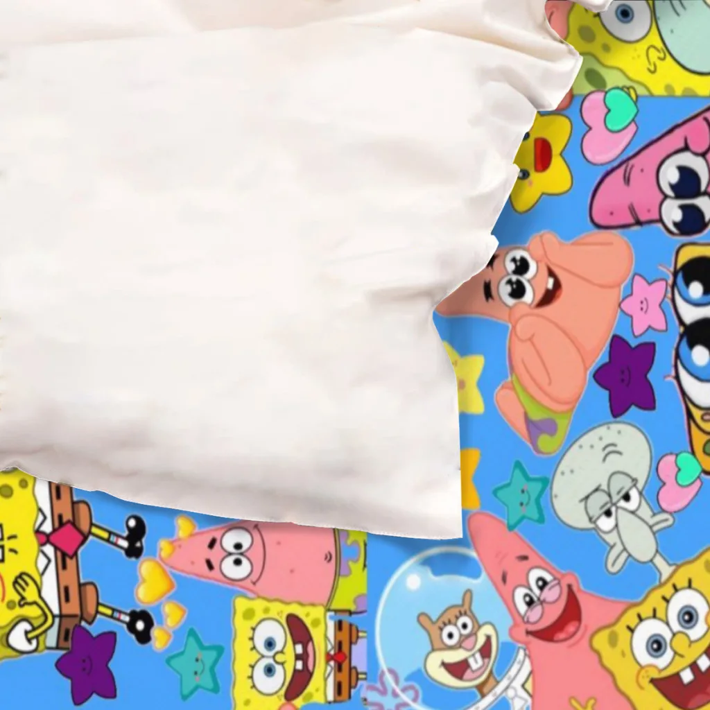 SpongeBob SquarePants Single Bed Sheets Set  Complete Case Single Linen Quilt Cover