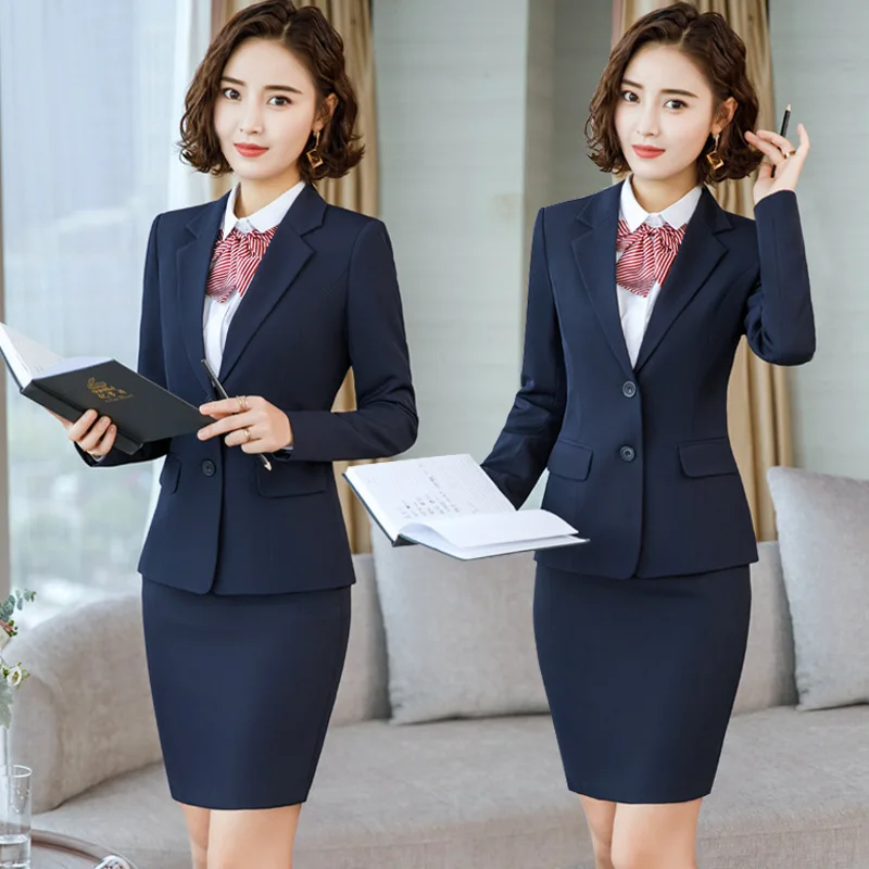 

Business Wear Women's Suit Women2024New Fashion Elegant Business Suit Autumn and Winter Interview Work Clothes Popular