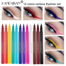 Eyeliner Colores Eyeliner Pencil Long Lasting Bright Liquid Waterproof Matte Easy To Wear Cosmetics Woman Make Up Tools