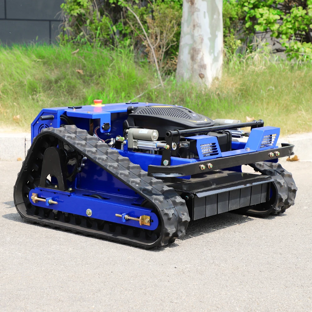 Vendas diretas da fábrica, cortador de grama com controle remoto no atacado de baixo preço, cortador de grama todo-o-terreno que aciste aos padrões de emissão Euro 5