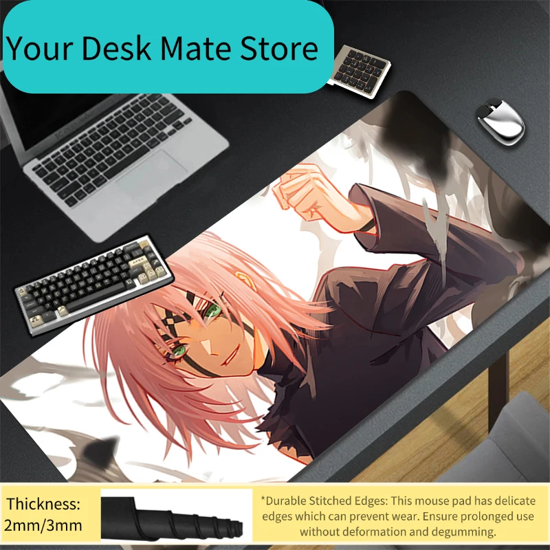 Gaming Mouse Pad Computer Desk Mat Table Keyboard Pad Naruto Laptop Cheap-And-Cheerful Rubber Non-slip Back Mousepad Cushion