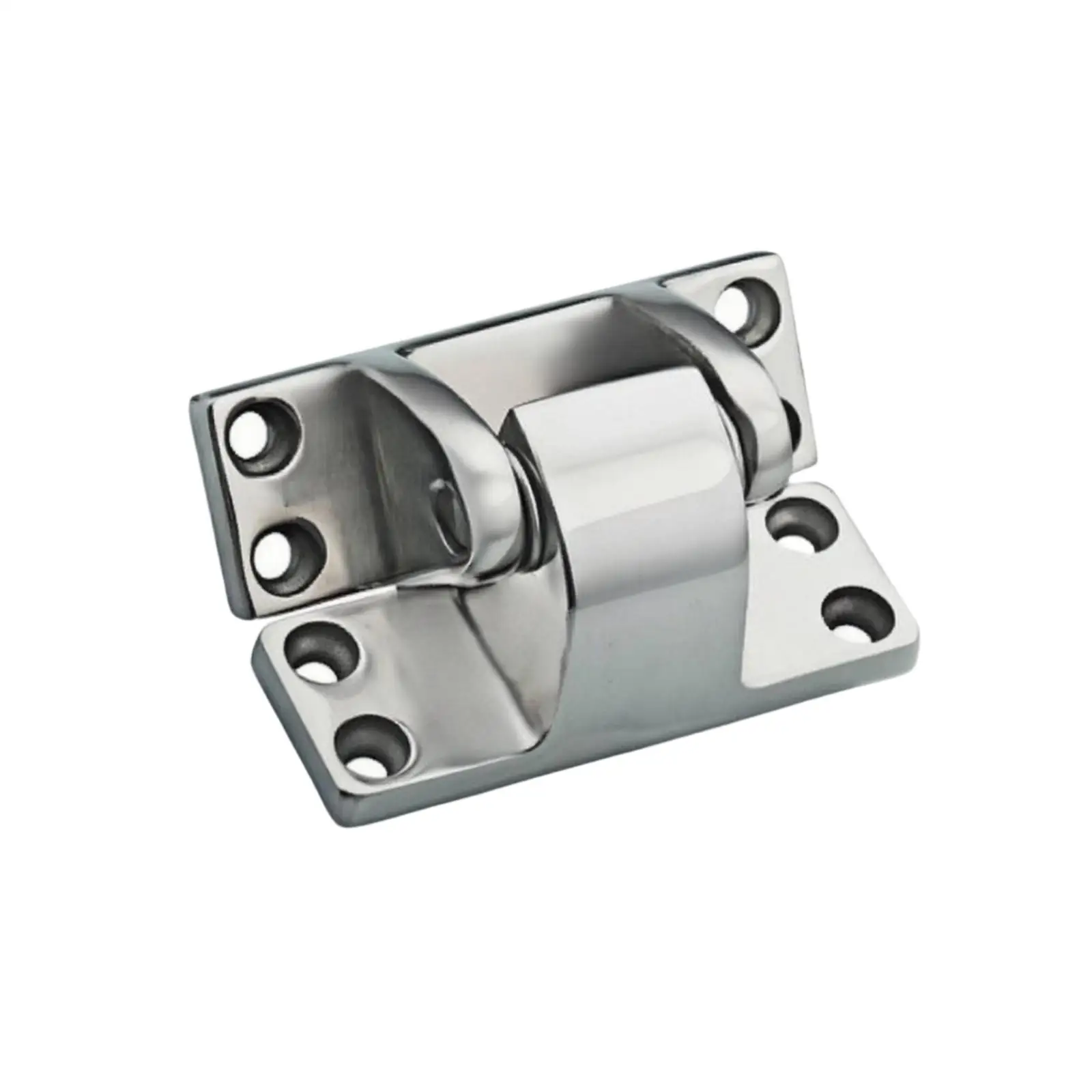 Stainless Steel Industrial Hinge | Slotted and Round Holes, Hinge with Mounting Plates, for Cold-Storage Doors