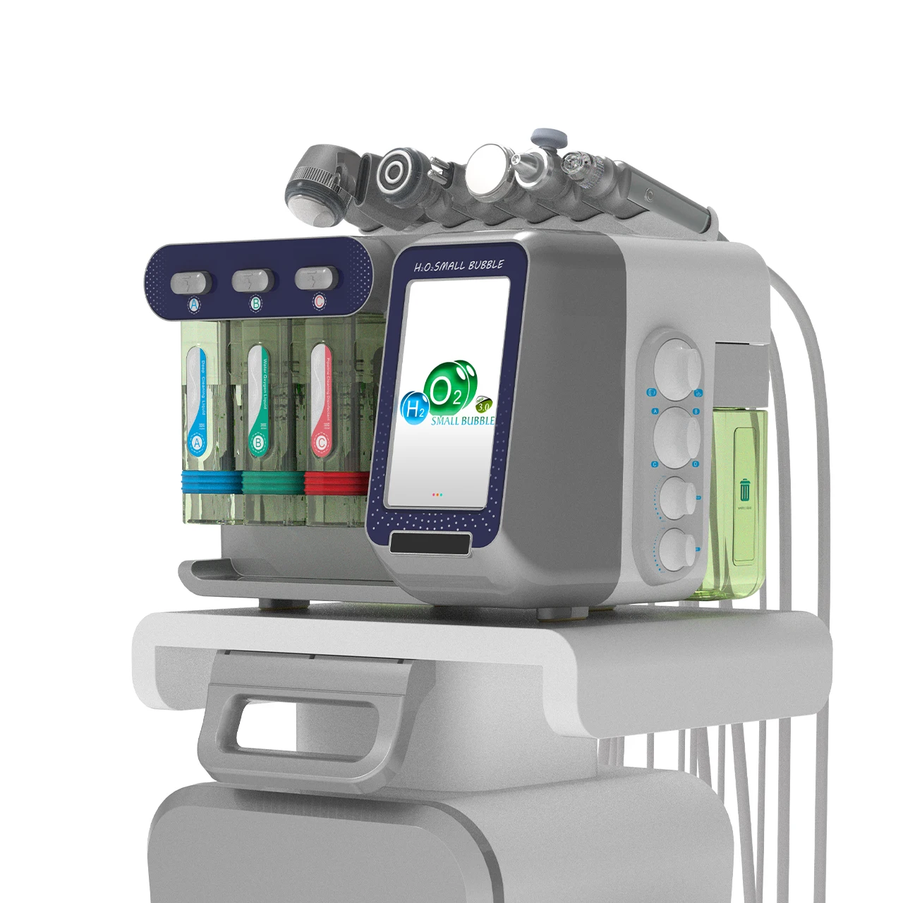 Cold Warm Hammer Facial Machine - Appareil de microdermabrasion au diamant, machine