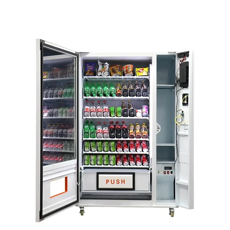 High Quality Vending Machines Snack And Drinks Automatic Big Touch Screen Food Chips Cold Soft Soda Drink