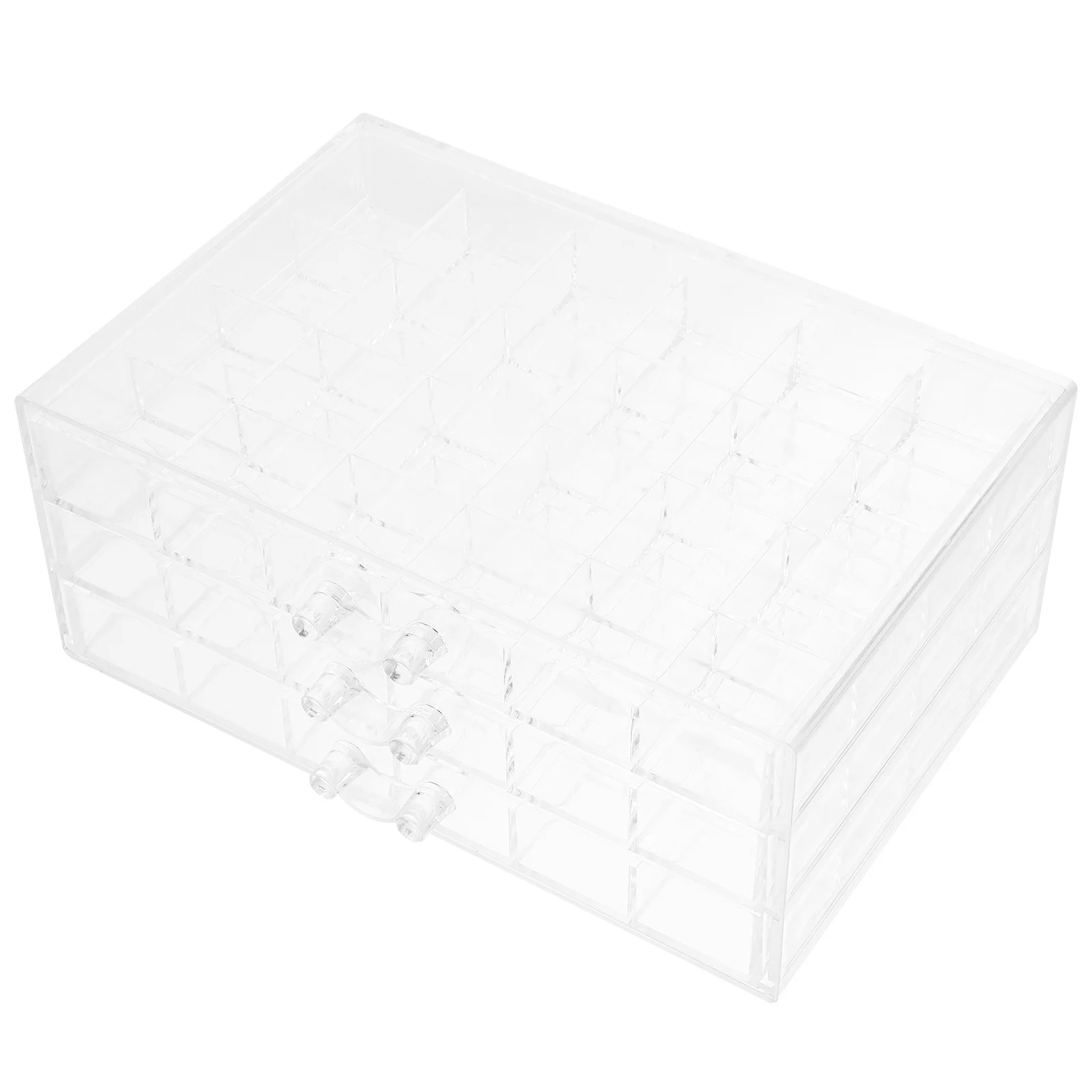 72 Grids Acrylic Jewelry Organizer Clear Earring Storage Transparent Display Multi-Function Bead Organizer Earring Storage