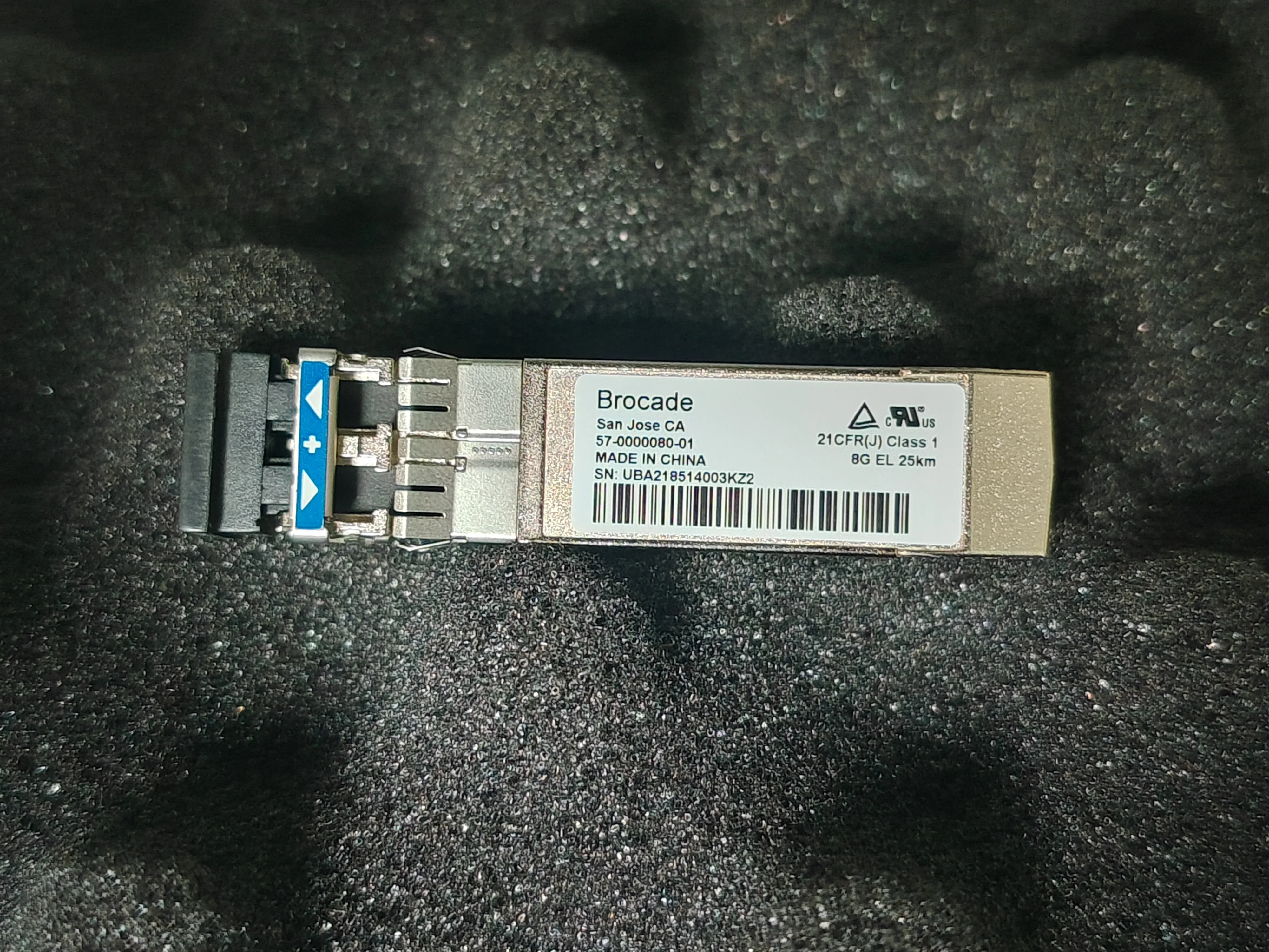 Brocade SFP 8G 25km Fiber Module 57-0000080-01 XBR-000174 SFP+ LW 1310nm Single Module Optical Fiber Transceiver