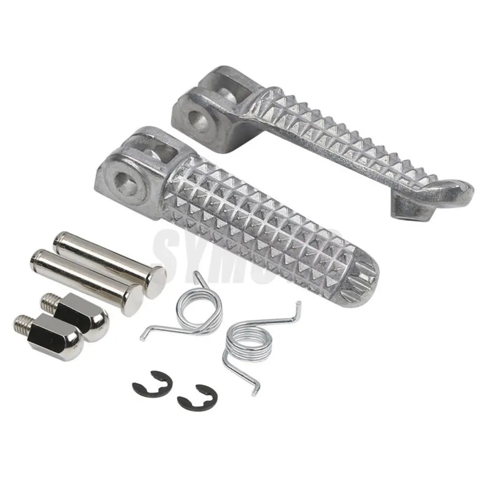Motorcycle Front Rear Footrests Foot pegs For Yamaha YZF R1 1998-2014 R6 1999-2012 2003-2017 YZF R6S 2003-2008