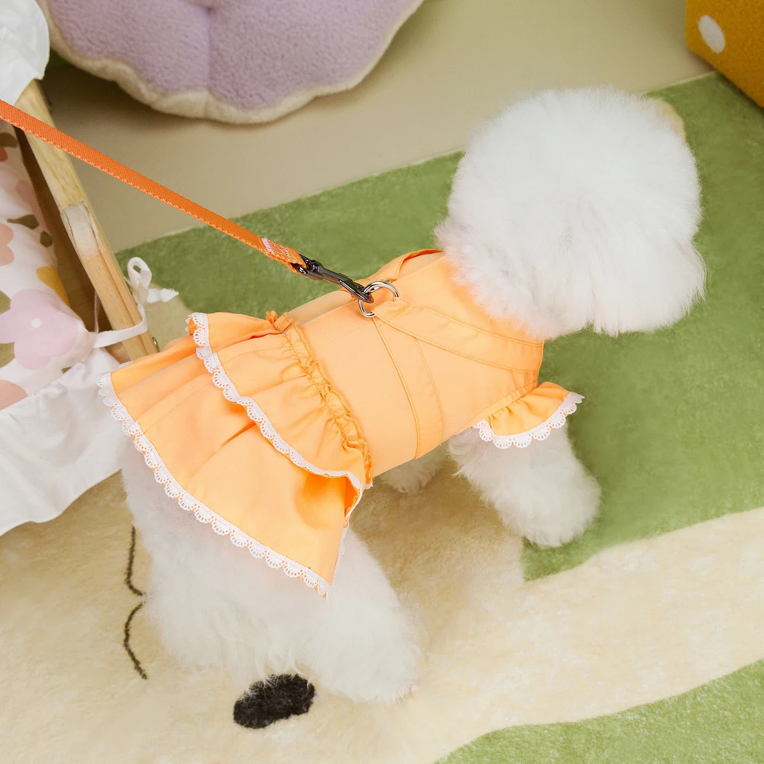 Summer Dog Dress Cute Pet Party Skirts Cat Princess Dresses Chihuahua Yorkie Sweet Clothing Puppy Clothes Pet Costume