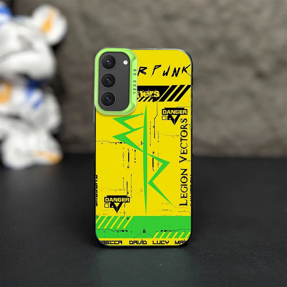 Game R-Rebecca C-Cyberpunk Edgerunners Phone Case for iPhone 12 11 13 14 15 16 Max Pro Plus Laser Cover