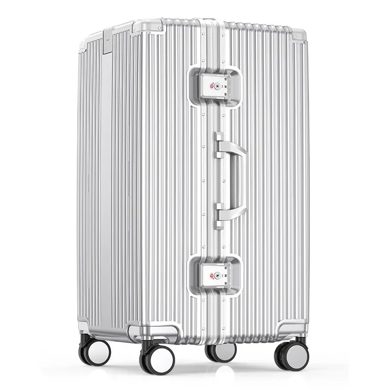 New 32-Inch Large Capacity Luggage Multifunctional Pc Trolley Suitcase Aluminium Frame Luggage Business Travel Password Suitcase