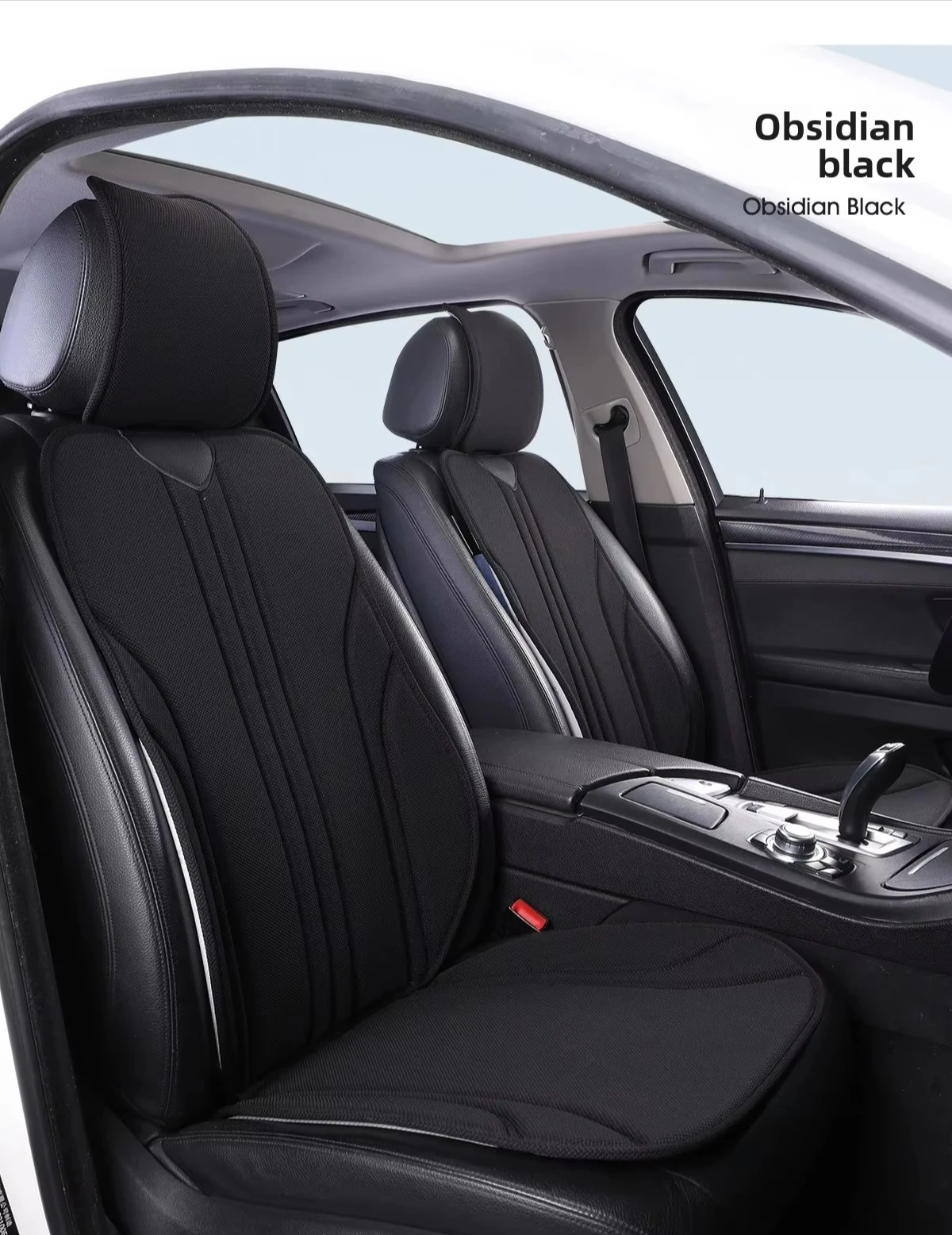 Breathable Cool Latex Cotton Car Seat Cover Universal Cool Cushion Non-slip Luxury Car SUV Rams Latex Seat Cover Protection