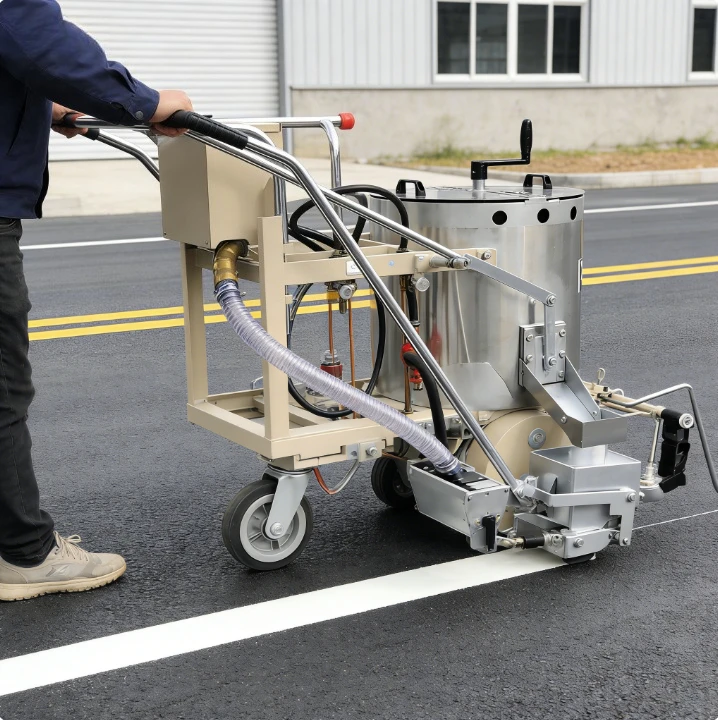 Application Thermoplastic Road Marking Machine Precise Consistent Line Striping for Highways Streets Parking Lots