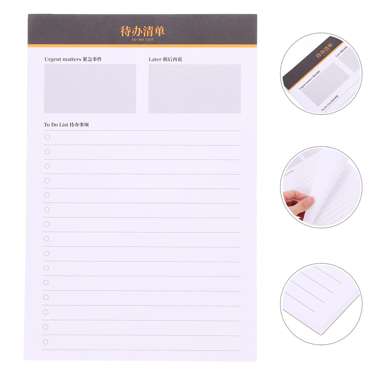 

Tear-Off Daily Planner Notepad With To Do List Schedule Pad For Students Travelers Office Workers College Ruled Legal Size