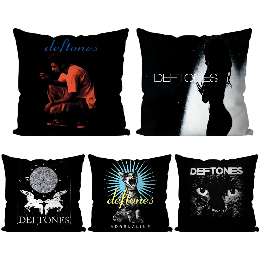 Chino Moreno singer  Pillow Case  Cartoon Sofa Decorative Home Double-sided Printing Short Plush Cute Cushion Cover