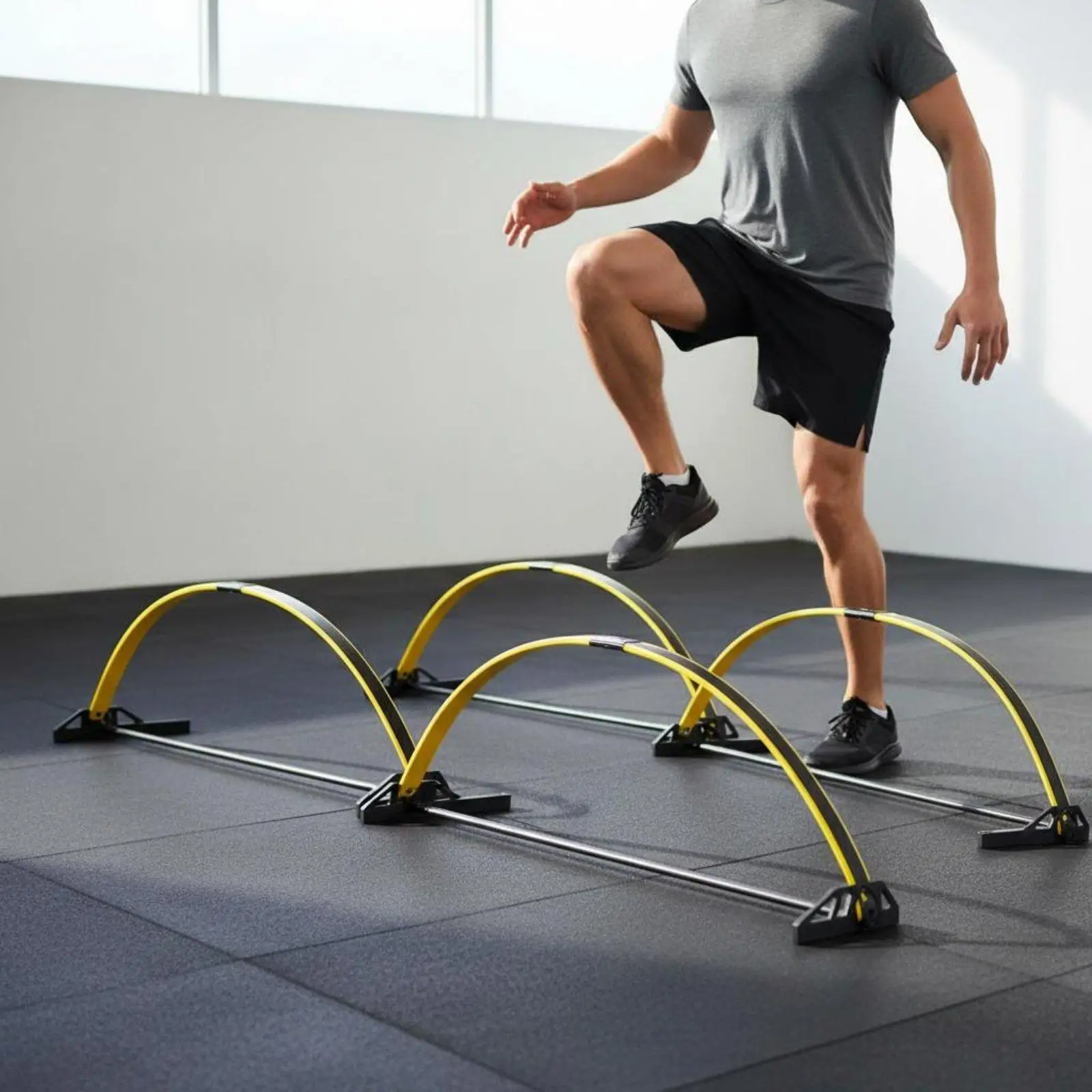 Rebound Hurdle Arch Easy to Set up Adjustable Agility Hurdle for Sports Practice