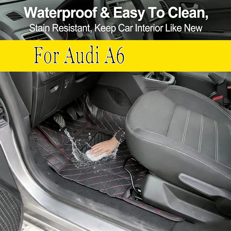 

Автомобильные коврики для Audi A6 C6 4F C7 4G Avant Wagon 2007~2018, защита от грязи, автомобильные аксессуары