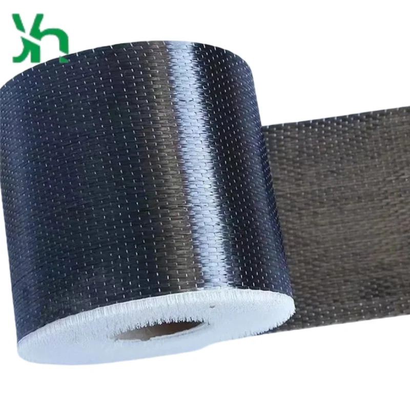 Tessuto unidirezionale in fibra di carbonio largo 20 cm 12K 300 g - Riparazione e rinforzo del difetto di corrosione del serbatoio di stoccaggio di grandi dimensioni