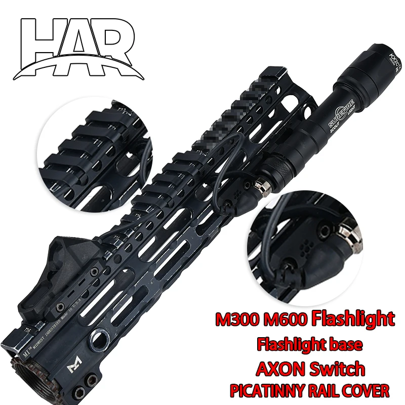 

WADSN Airsoft Surefir M600U M600 M300 M300CWeapon Flashlight Fit Mlok Keymod SMR Rail Base Hunting Airsoft WeaponFlashlightMount