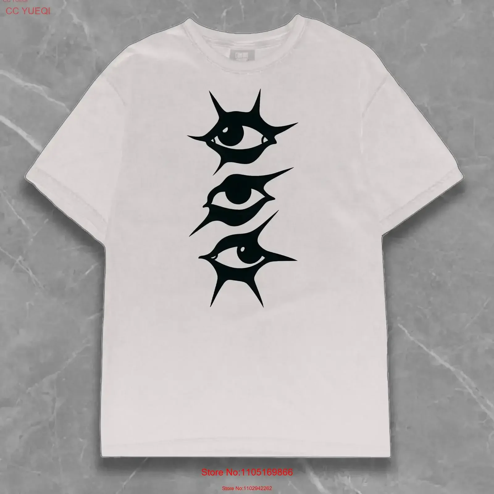 Eye Design T Shirt Y2K Streetwear Fashion Vamp Retro Opium Unique Art Aesthetic Style Vintage Grunge vintage Washed graphic