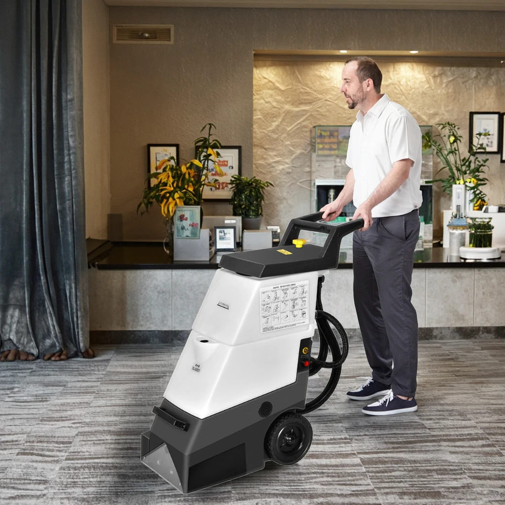 15L Electric Three-in-One Cleaning Equipment Hand Push Cold Water Rug Carpet Sofa Curtain Seats Mattress Machine