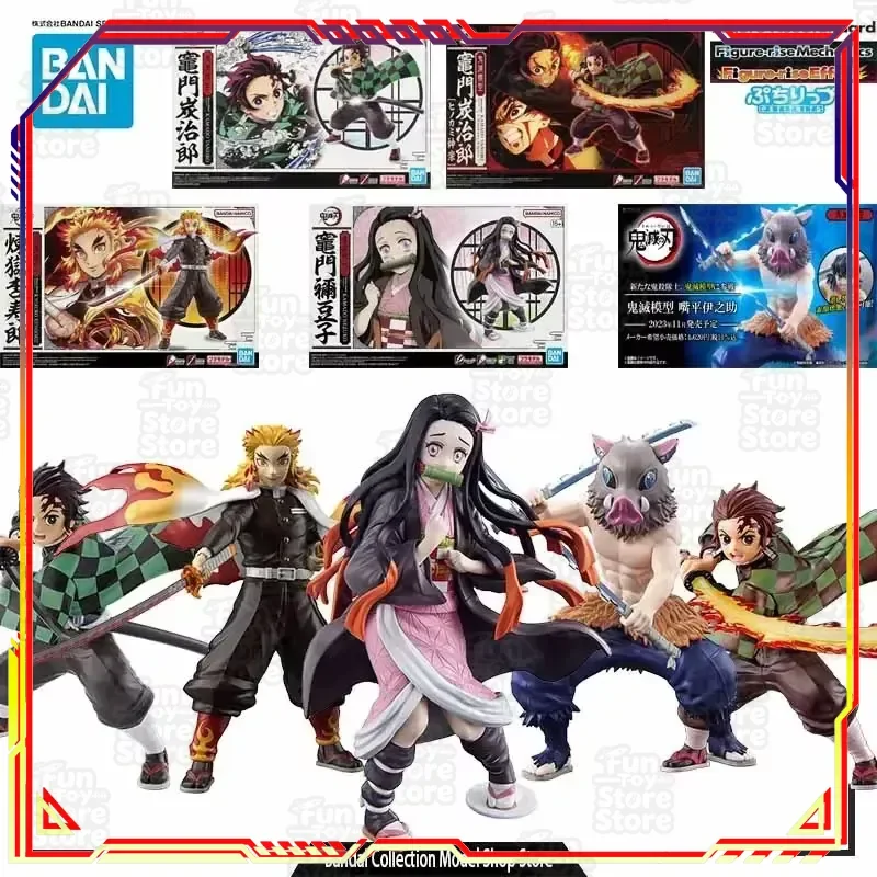 

Bandai Demon Slayer Kamado Nezuko Rengoku Kyoujurou Model Kit Original Anime Action Figure Assembly Toy Gift for Boys