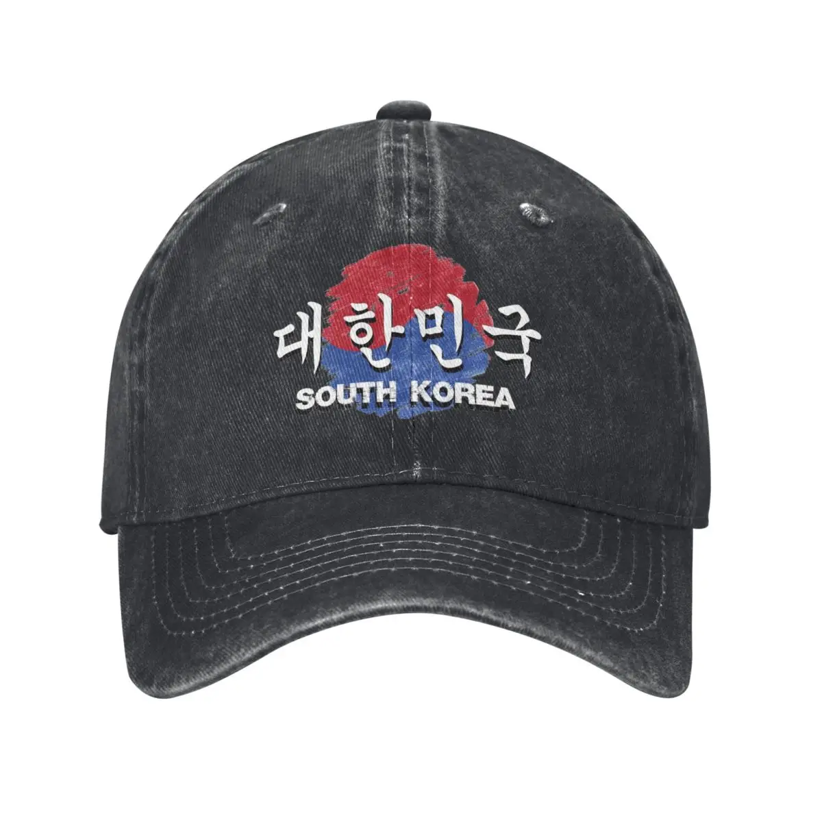 South Korea Baseball Cap Korean Flag with Hangul Alphabet Outdoor Gym y2k Retro Trucker Hat Men Adult Casual Baseball Caps