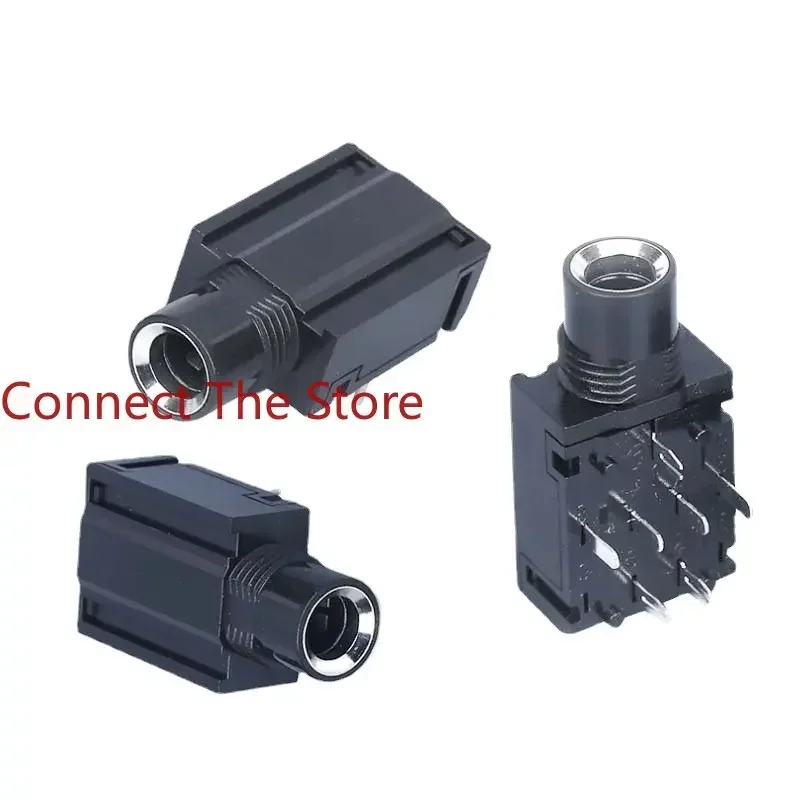 7PCS Supply 6.35MM Plug  Mono Socket Audio    Female Base 7-pin