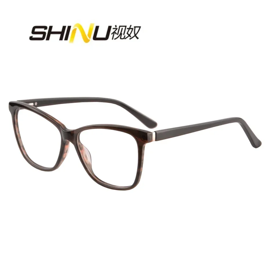 SHINU Ladies Myopia Glasses near and far multifocal eyeglasses progressive reading glasses women resin lens cr39 high quality