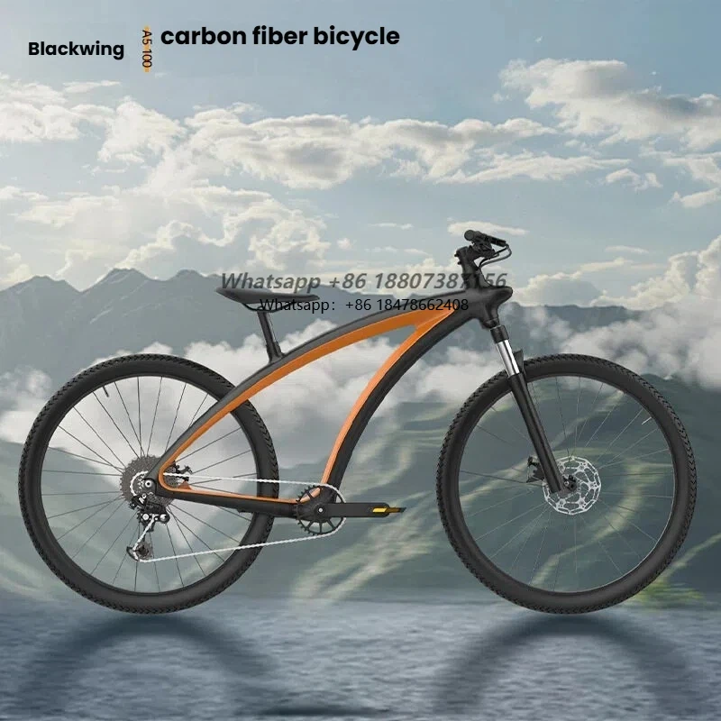 

Hot-Selling High Capacity Road Bike Carbon Fiber Frame 28 Inch Ergonomic Saddle Disc Brake 9 Speed Oil Pressure Racing City Bike